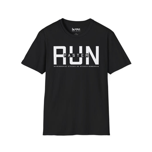 Run Faster Be Strong Be Winner T-Shirt – Motivational Running Shirt for Athletes & Runners