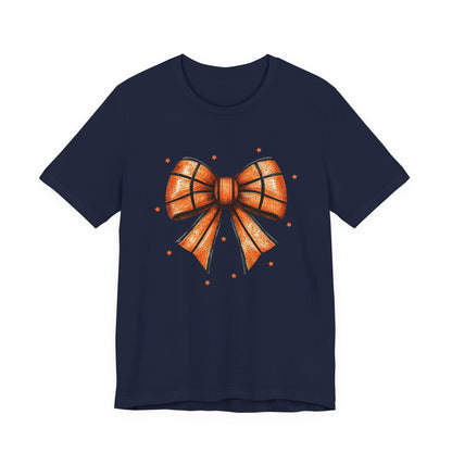 Game Day Bow Basketball T-shirt