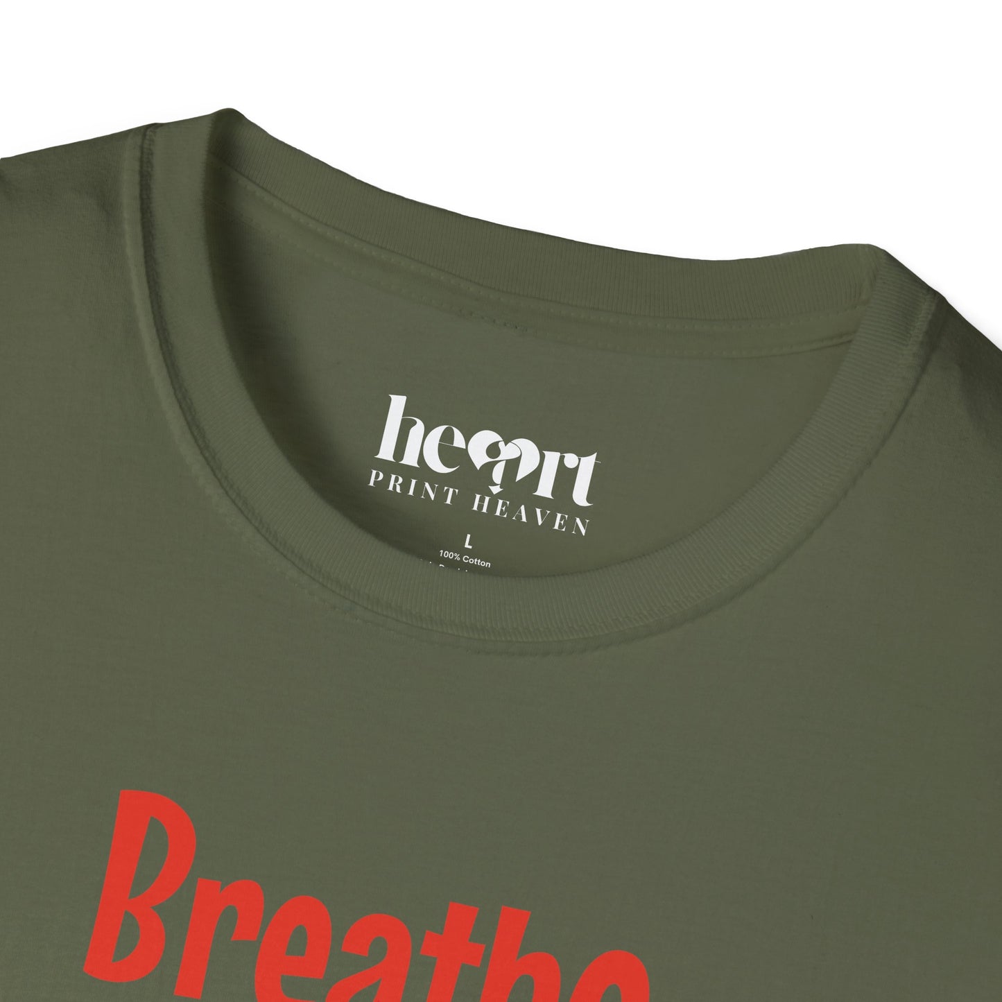 Breathe In Peace Breathe Out Stress T-Shirt – Yoga & Mindfulness Tee for Relaxation 🌿