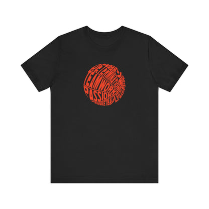 Kld-Basketball-Life Lettering Basketball T-shirt
