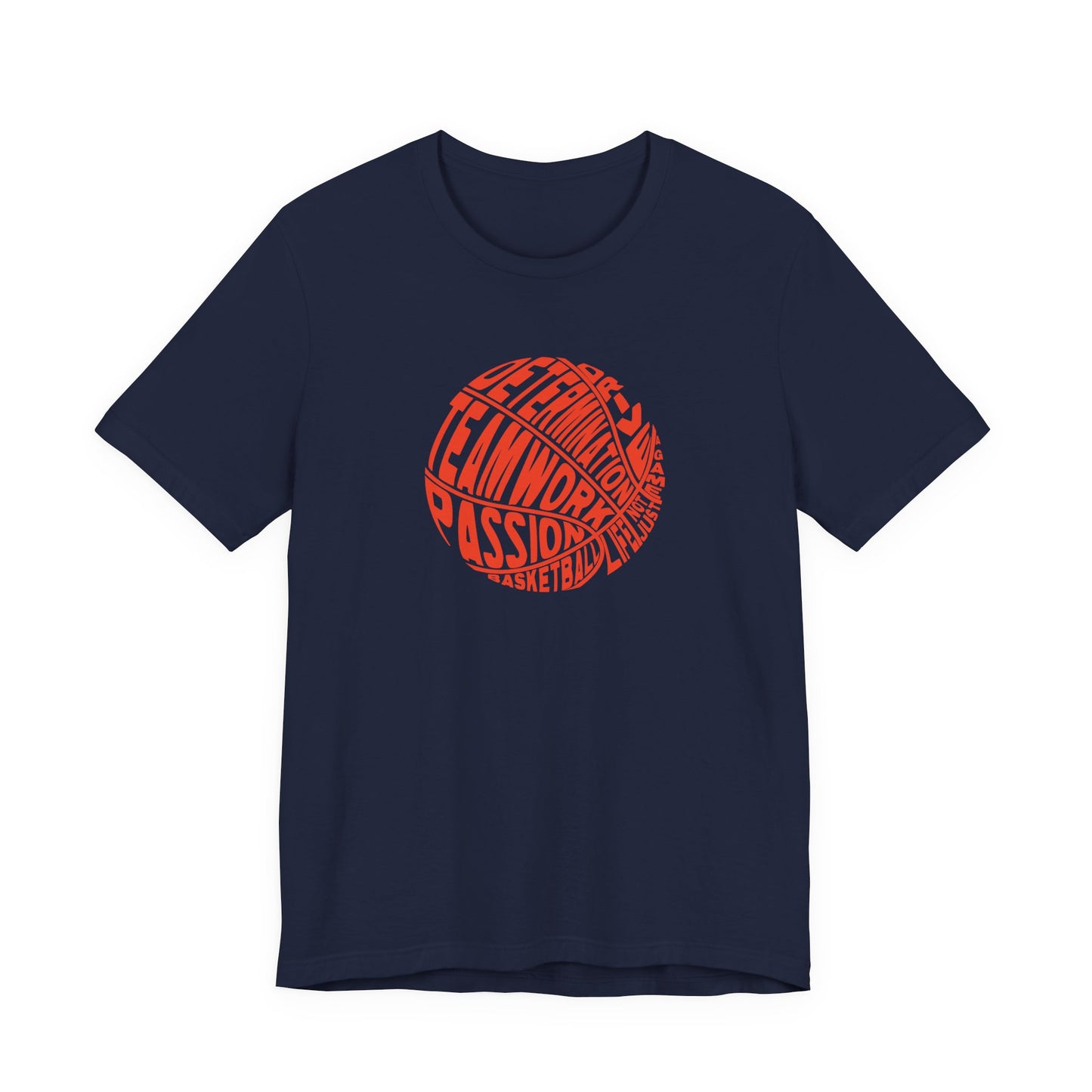 Kld-Basketball-Life Lettering Basketball T-shirt