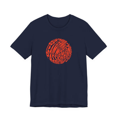 Kld-Basketball-Life Lettering Basketball T-shirt