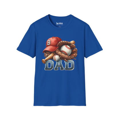 Baseball Dad T-Shirt – Vintage Hat & Ball Sports Tee for Fathers ⚾👕