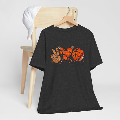 Peace, Love, Basketball T-shirt