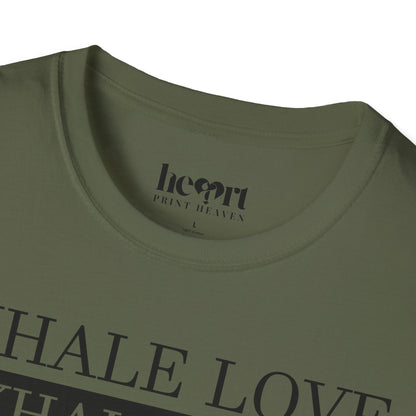 Inhale Love Exhale Hate Your Body Can Do It – Motivational Yoga T-Shirt 🧘‍♀️✨