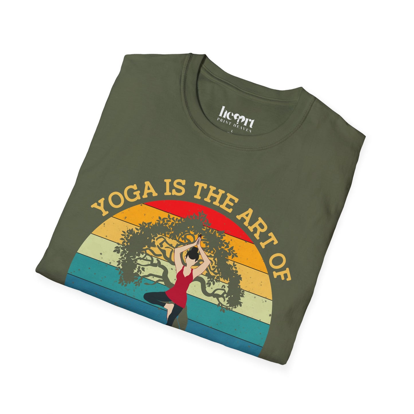 Yoga Is the Art of Listening to Your Body – Inspirational Yoga T-Shirt 🧘✨