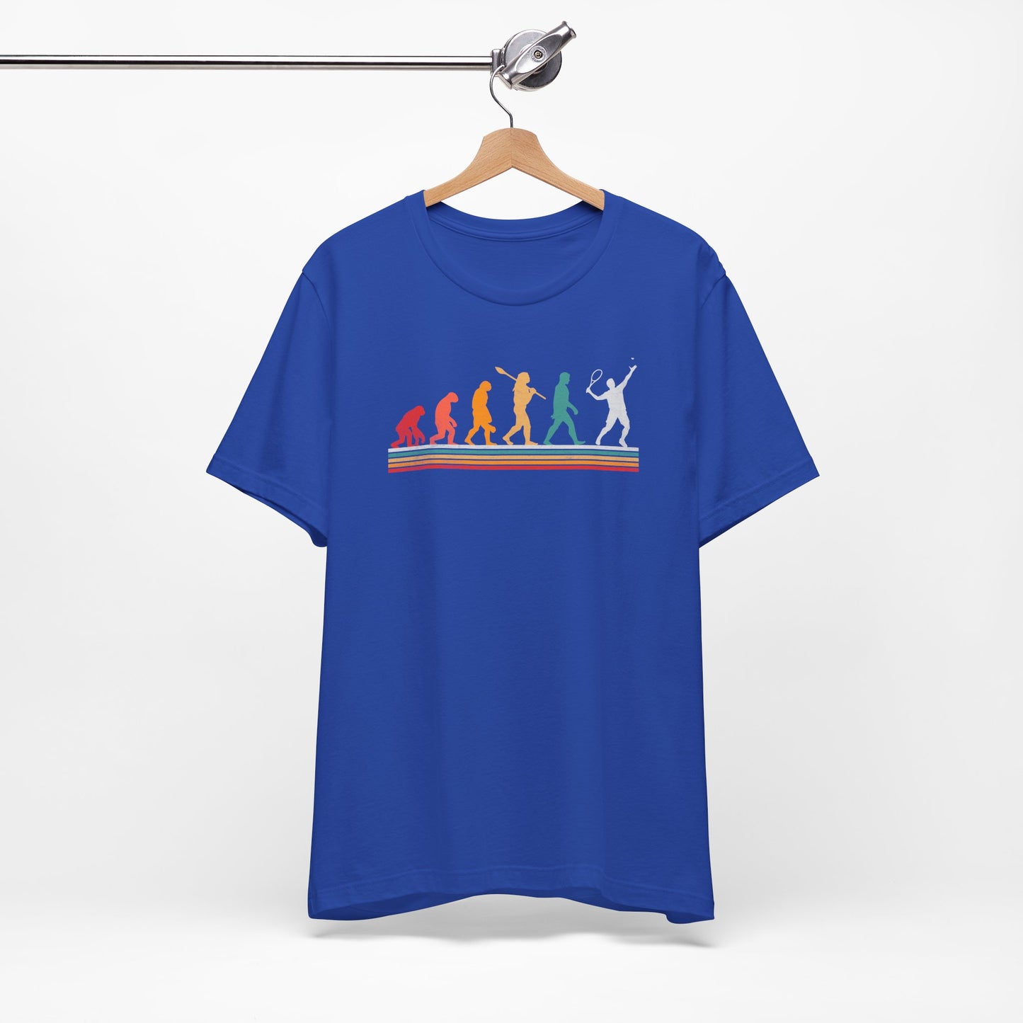 Evolution -Playing-Tennis-T-Shirt