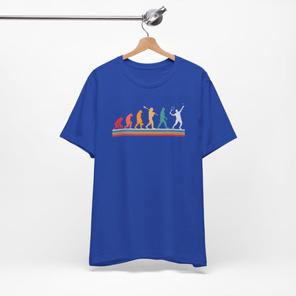 Evolution -Playing-Tennis-T-Shirt