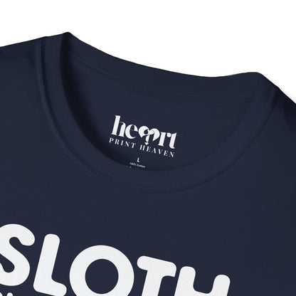 Sloth Running Team We'll Get There When We Get There T-Shirt – Funny Running Shirt for Slow Runners & Humor Lovers