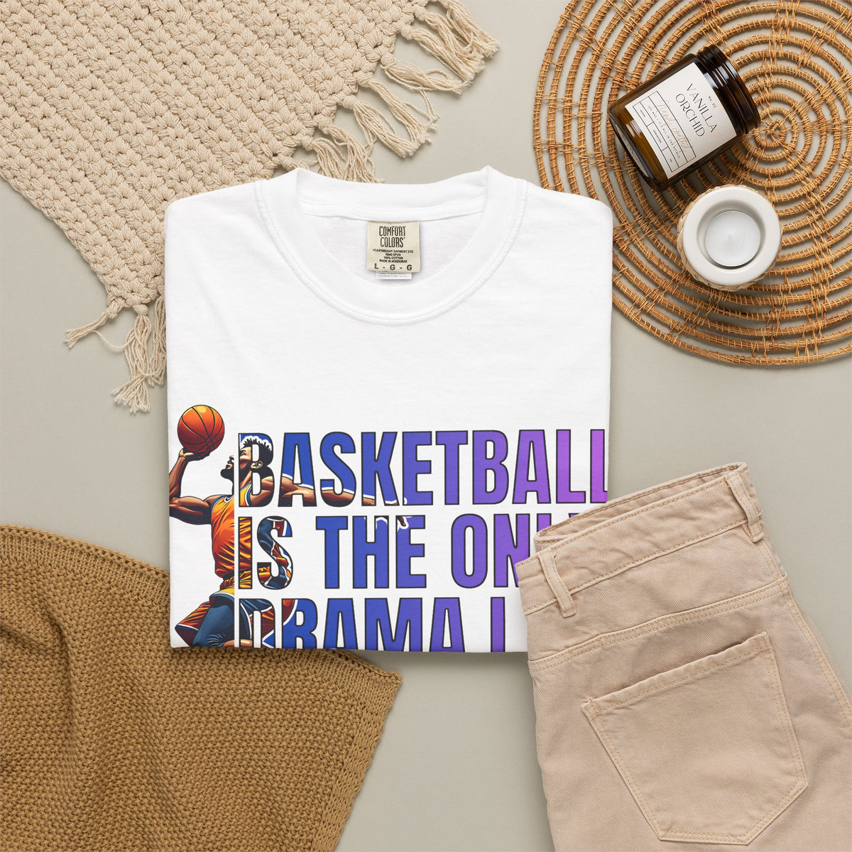 Basketball Is The Only Drama I Watch T-Shirt 🏀 | Funny Basketball Fan Tee