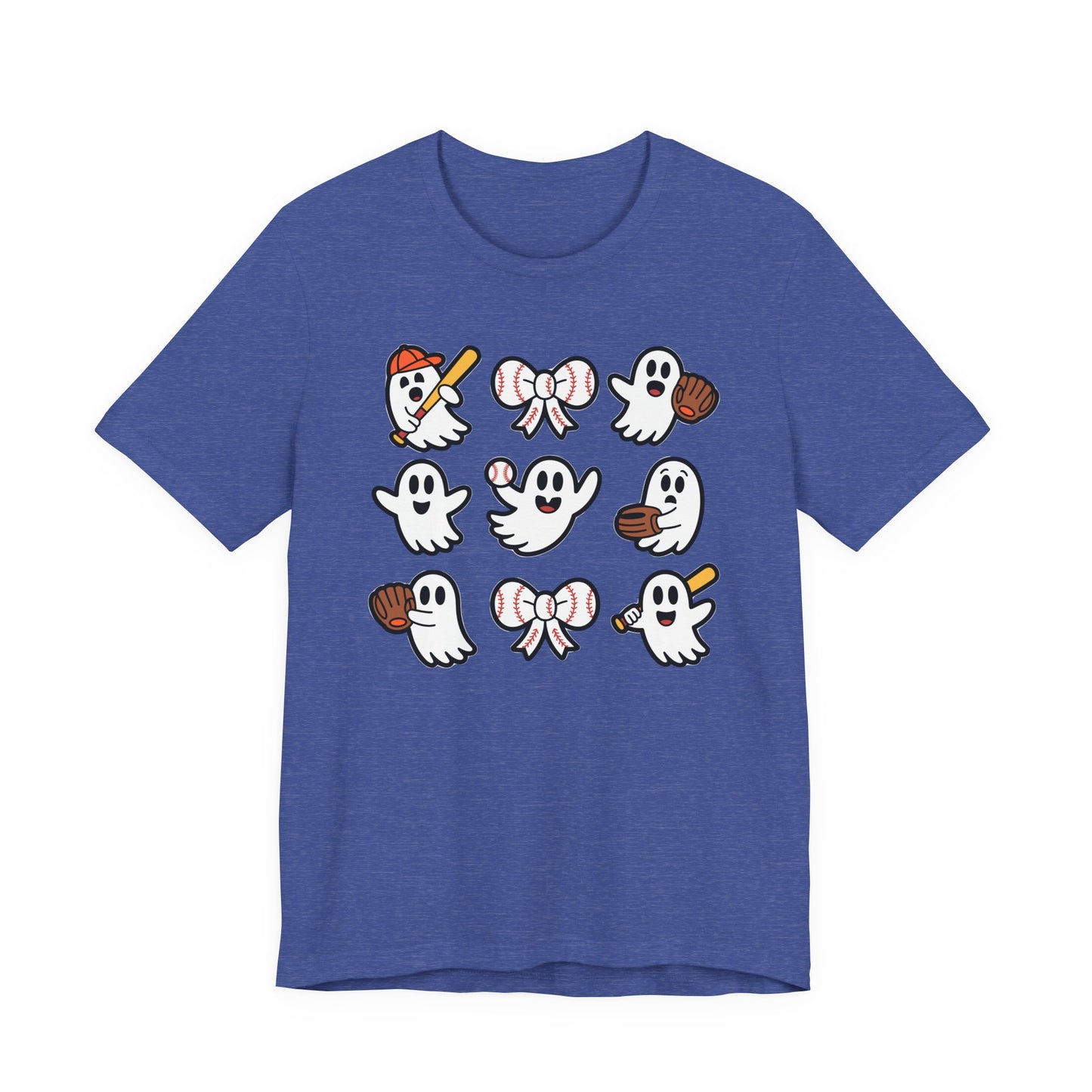 Cute Baseball Ghosts Halloween Spooky T-shirt