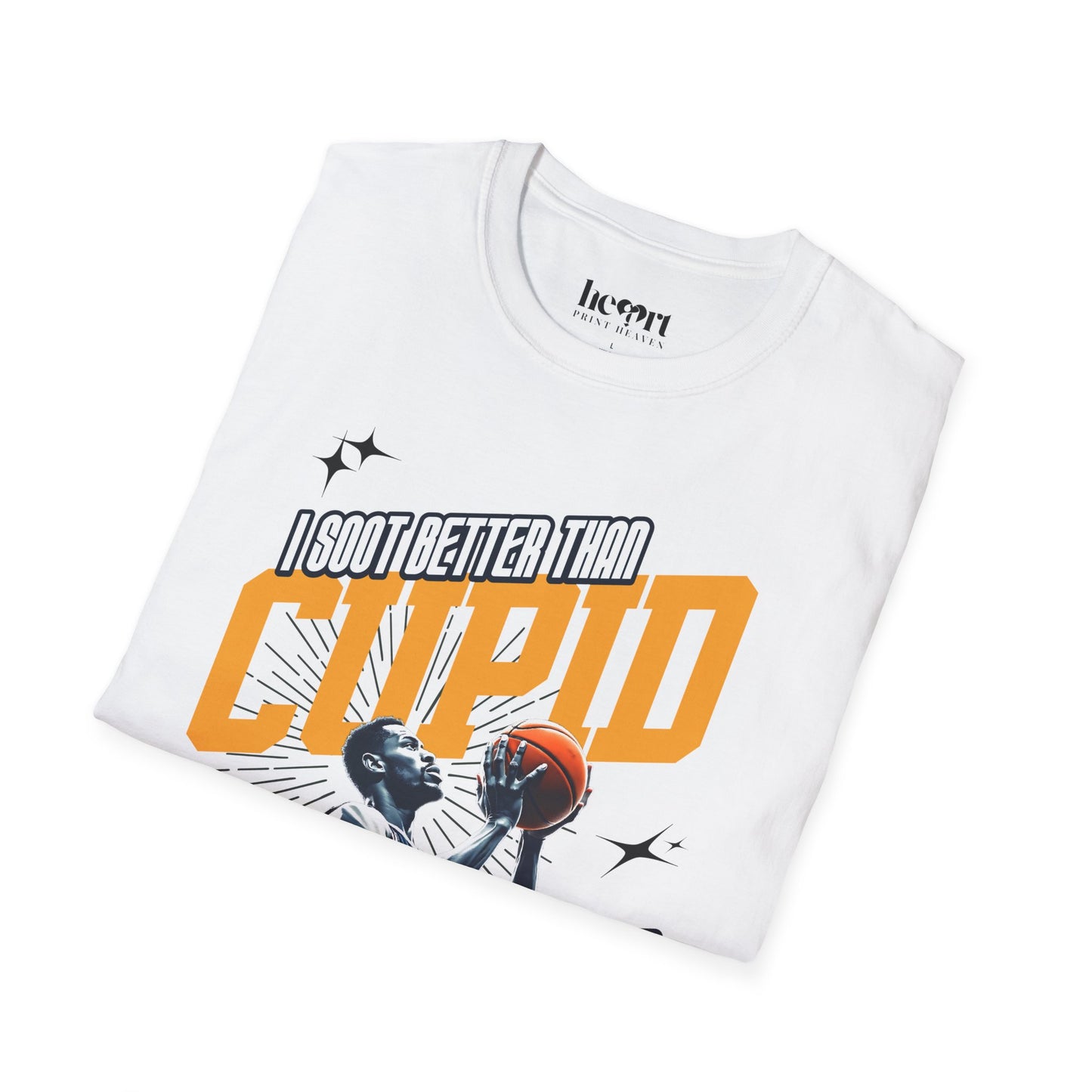 I Shoot Better Than Cupid on Valentine's Day – Funny Basketball T-Shirt