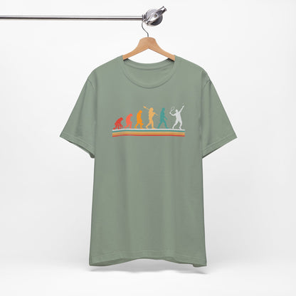 Evolution -Playing-Tennis-T-Shirt