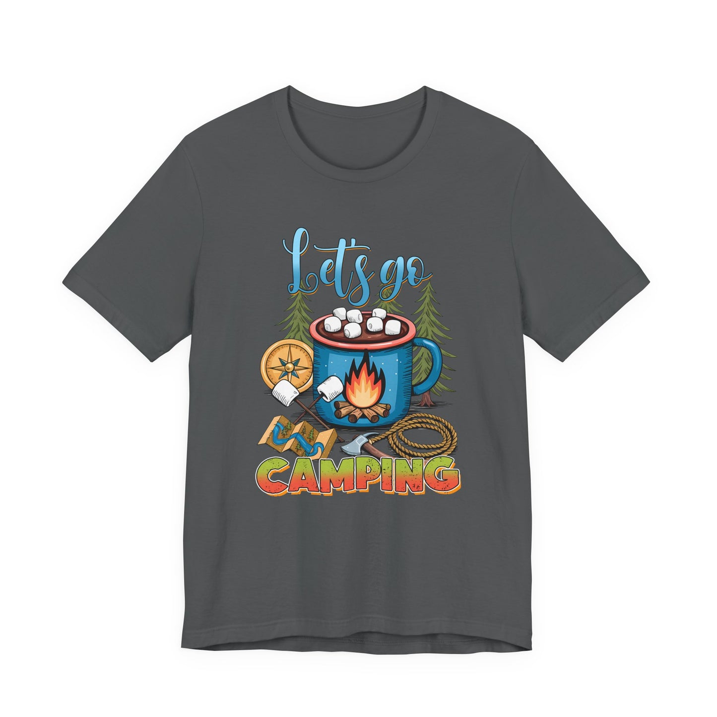 Let’s Go Camping Campfire T-Shirt