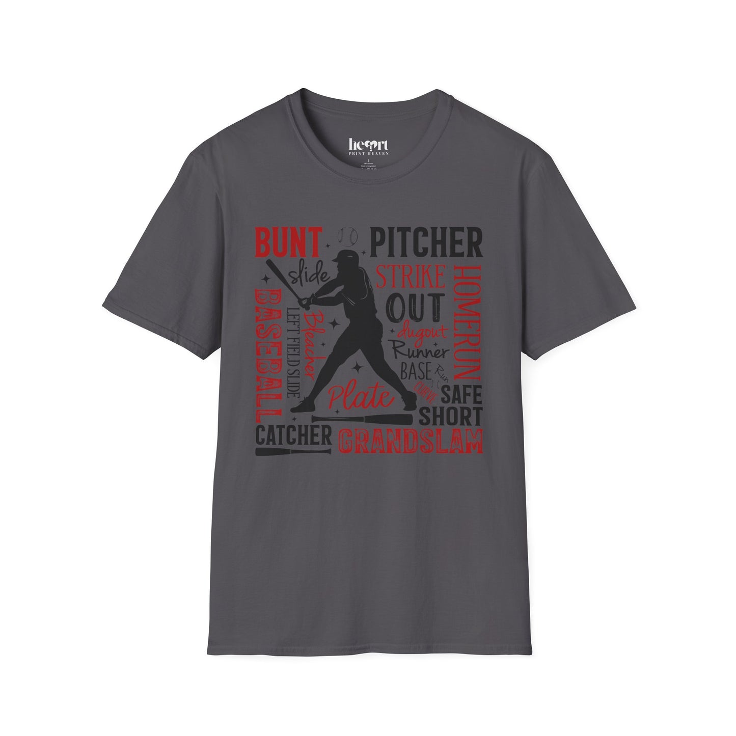 Sparkling Baseball Graphic T-Shirt – Glitter Sports Tee for Enthusiasts ✨⚾