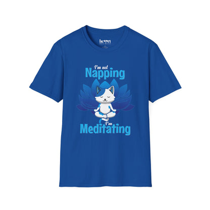 I'm Not Napping, I'm Meditating – Funny Mindfulness T-Shirt 🧘‍♂️✨