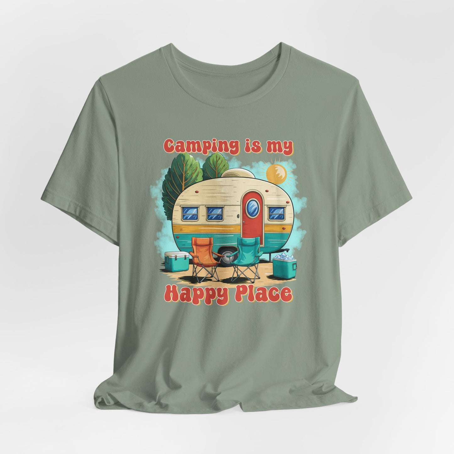 Camping is My Happy Place T-Shirt