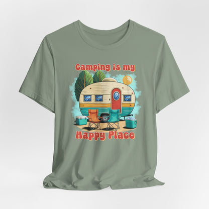 Camping is My Happy Place T-Shirt