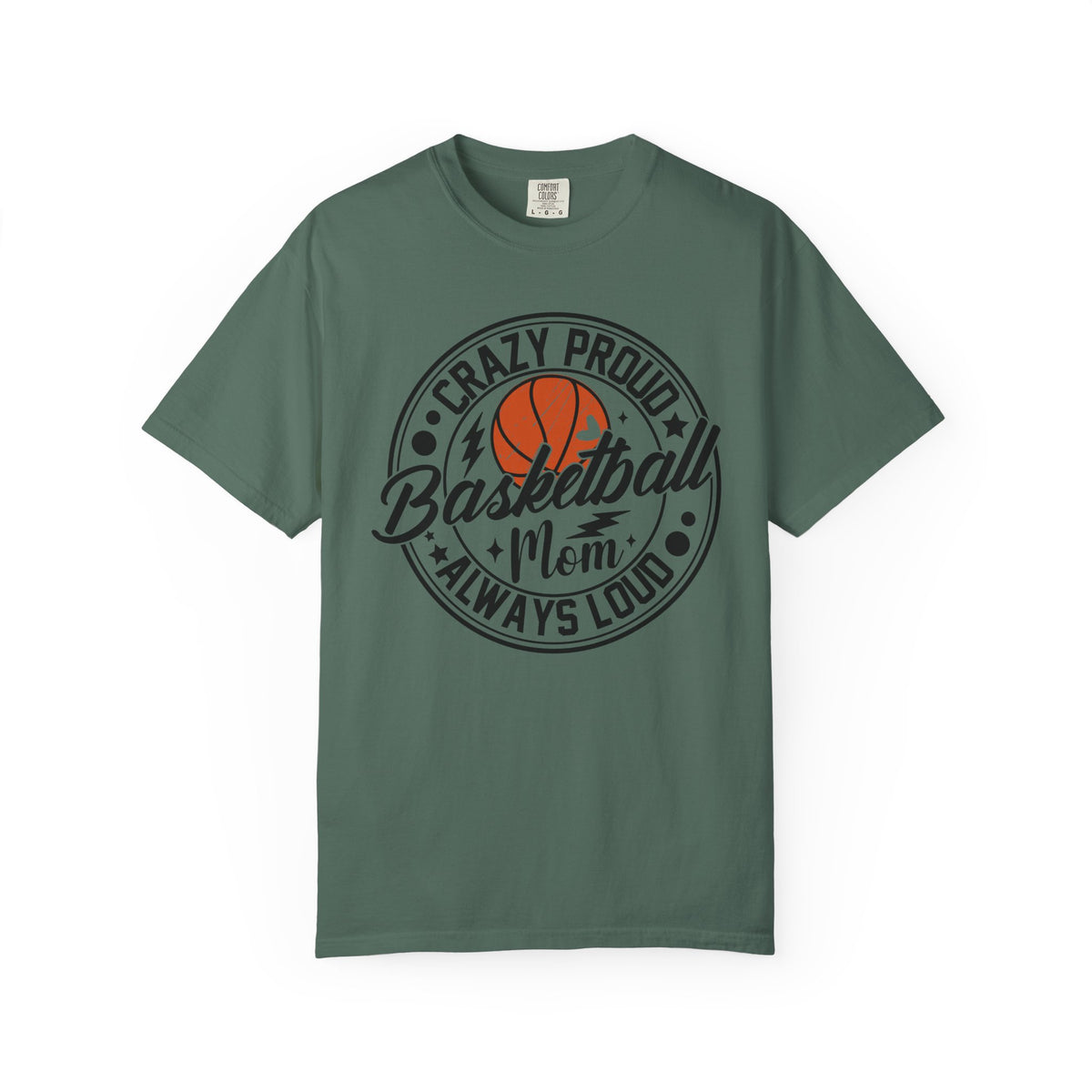 Crazy Proud Basketball Mom T-Shirt 🏀 | Always Loud Basketball Mom Tee