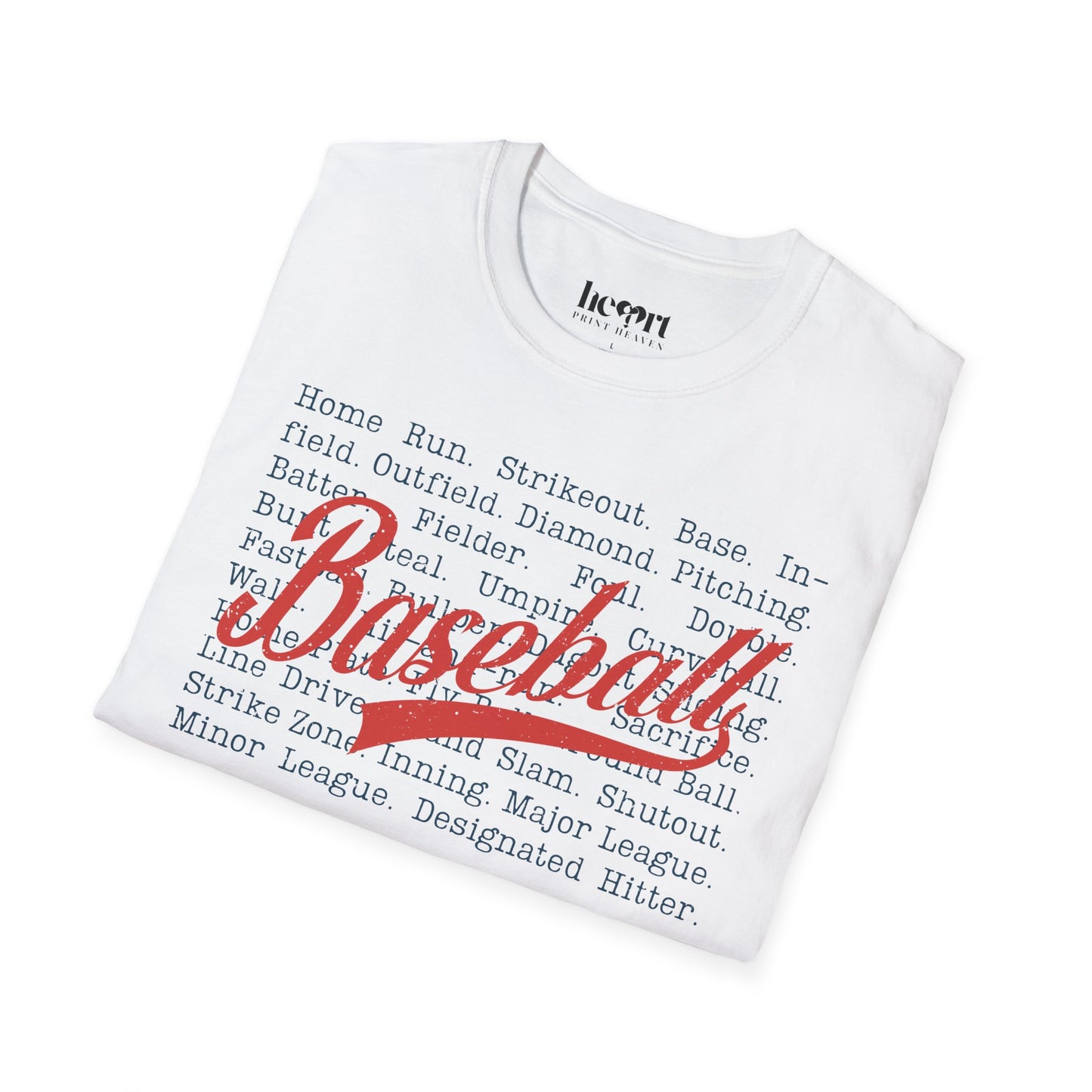 Baseball Passion Typography T-Shirt ⚾ – Vintage-Inspired Baseball Tee for Players & Fans