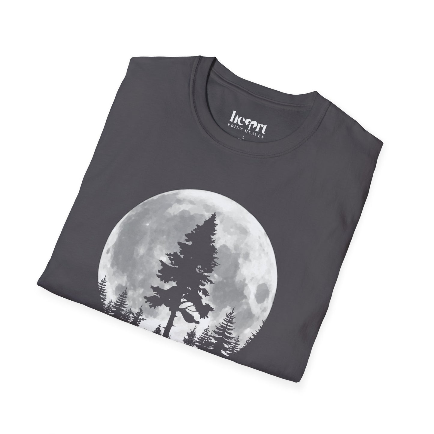 Moon And Pine Tree