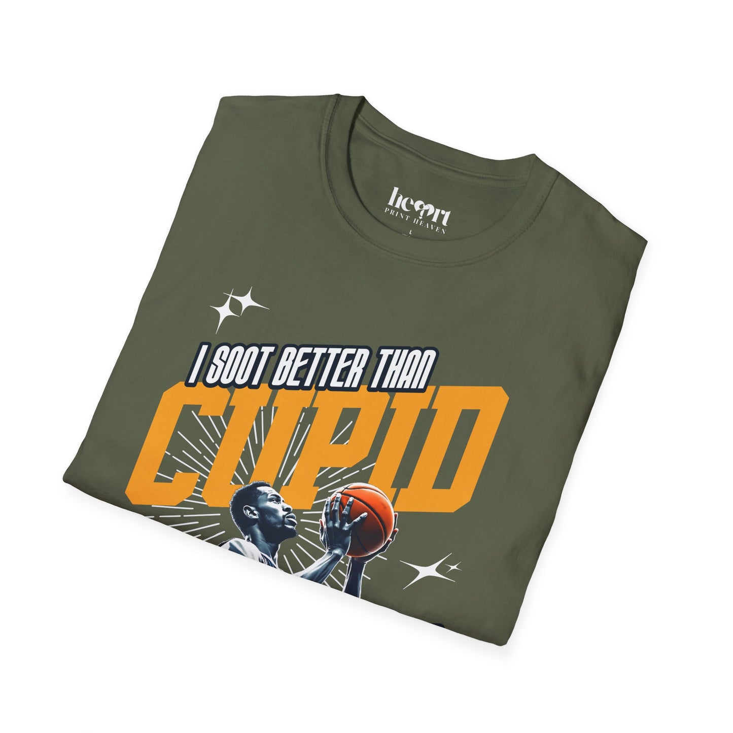 I Shoot Better Than Cupid on Valentine's Day – Funny Basketball T-Shirt