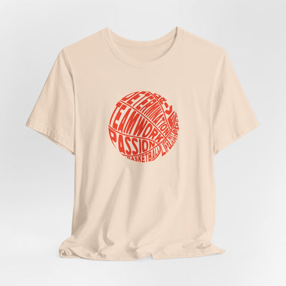 Kld-Basketball-Life Lettering Basketball T-shirt