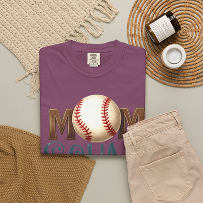 Mom Squad Baseball T-Shirt ⚾ | Cute Baseball Mom Graphic Tee