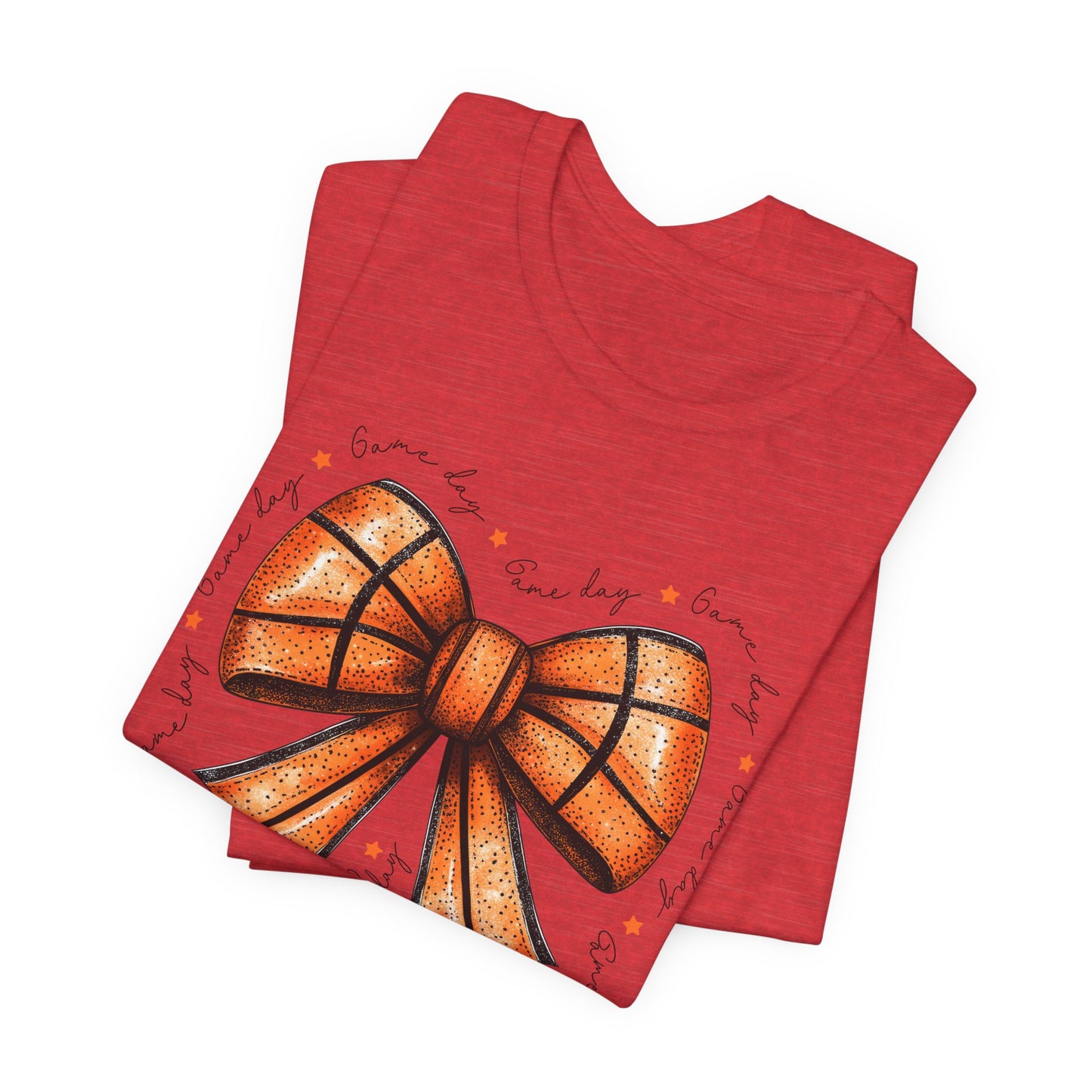 Game Day Bow Basketball T-shirt