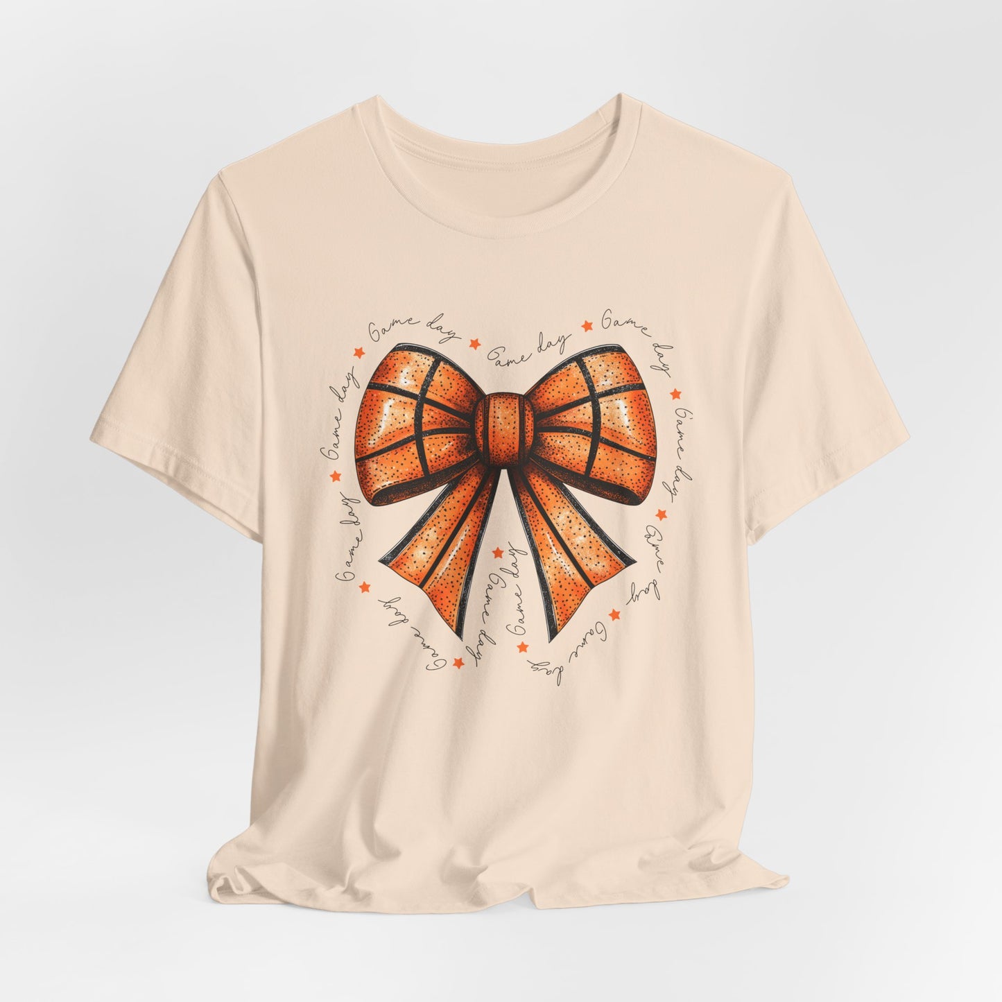 Game Day Bow Basketball T-shirt