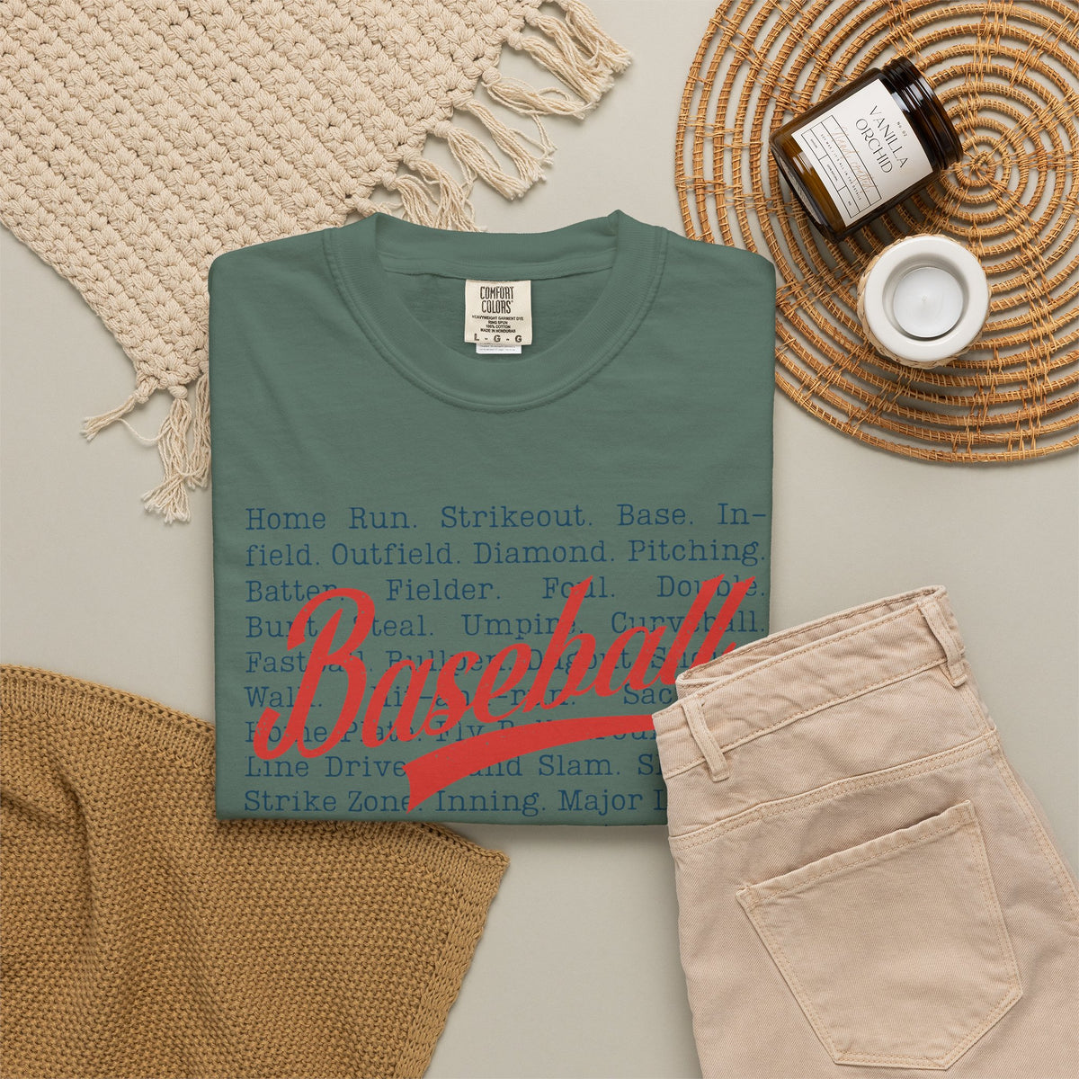 Baseball Passion Typography T-Shirt ⚾ | Vintage-Style Baseball Fan Tee