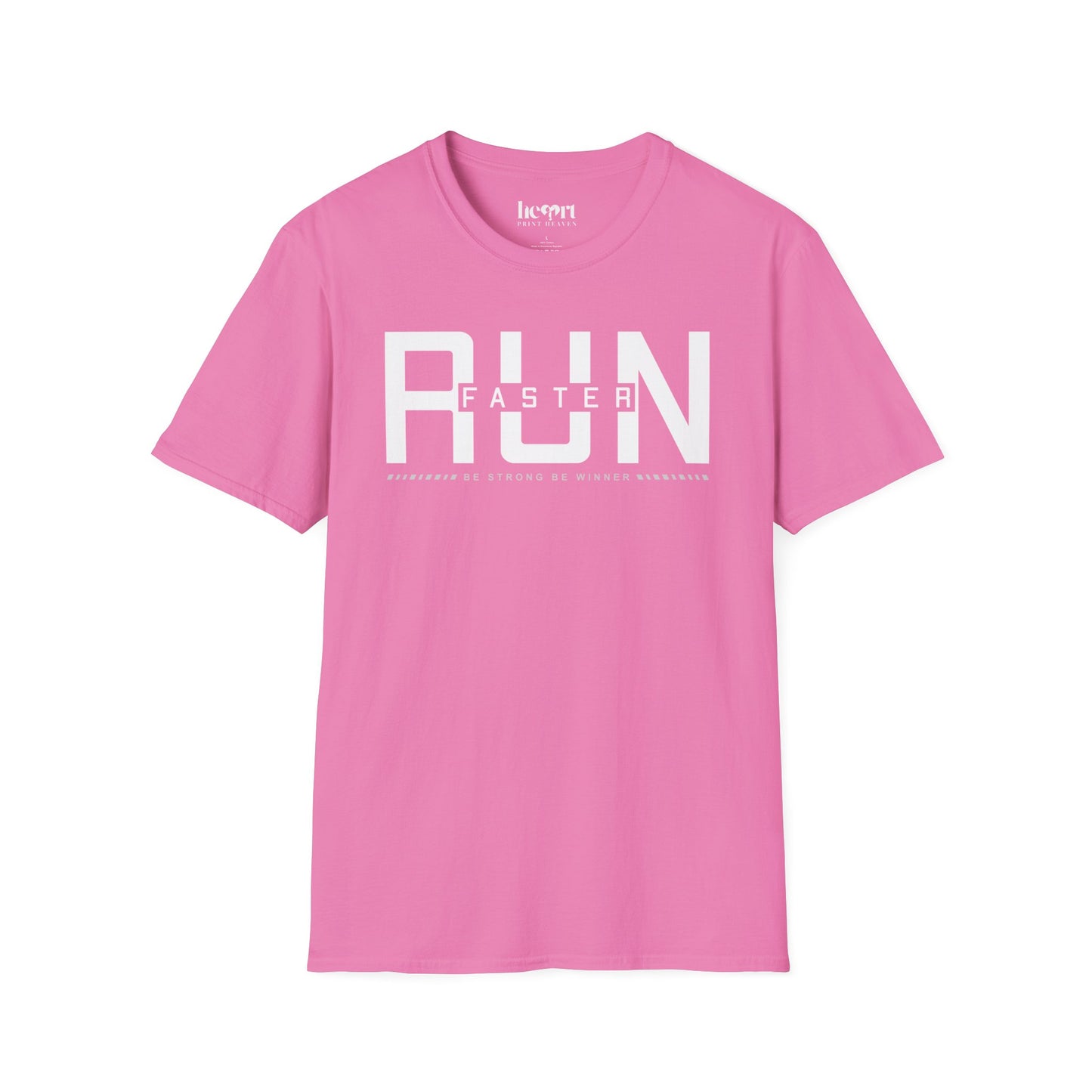 Run Faster Be Strong Be Winner T-Shirt – Motivational Running Shirt for Athletes & Runners