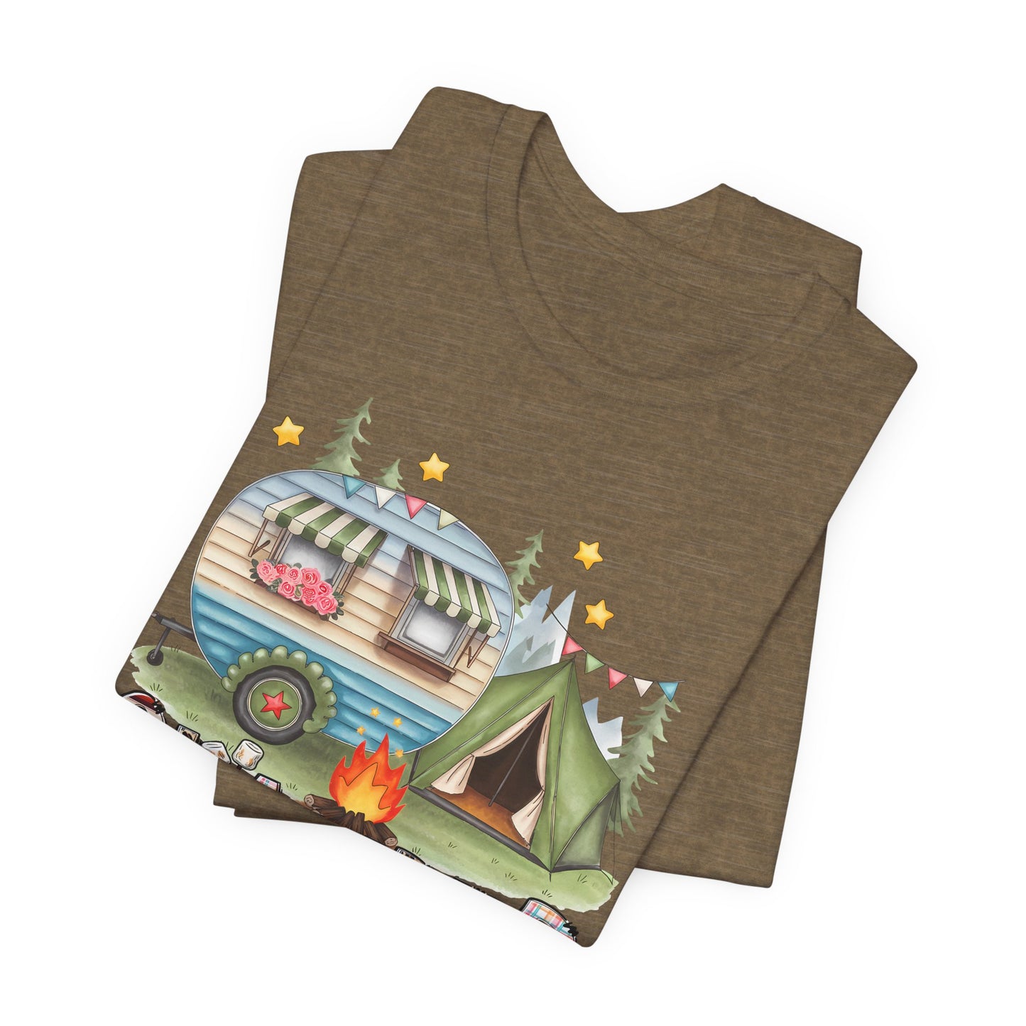 Glamper Way too Boujee for Tents T-shirt