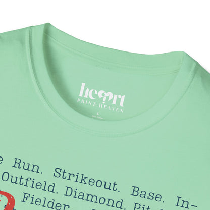 Baseball Passion Typography T-Shirt ⚾ – Vintage-Inspired Baseball Tee for Players & Fans