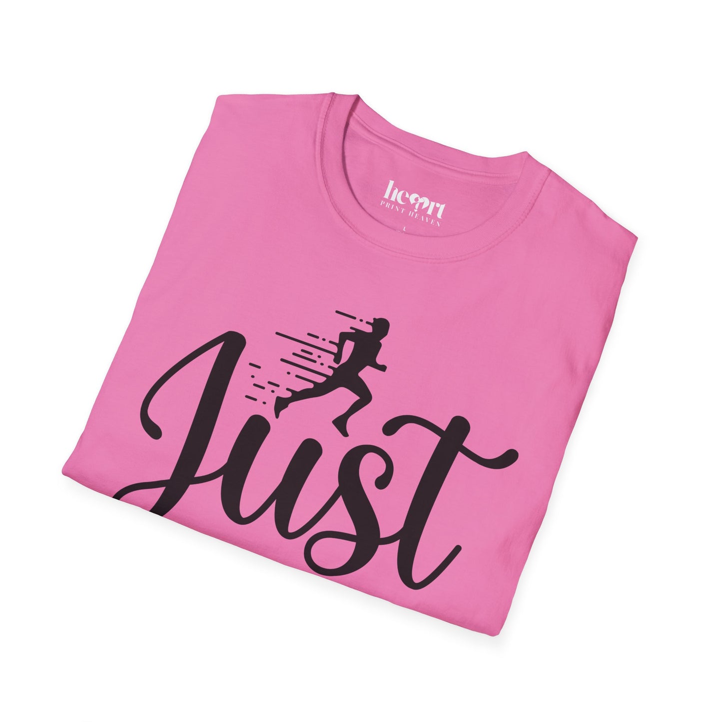 Just Keep Running T-Shirt – Motivational Running Shirt for Marathon & Fitness Enthusiasts