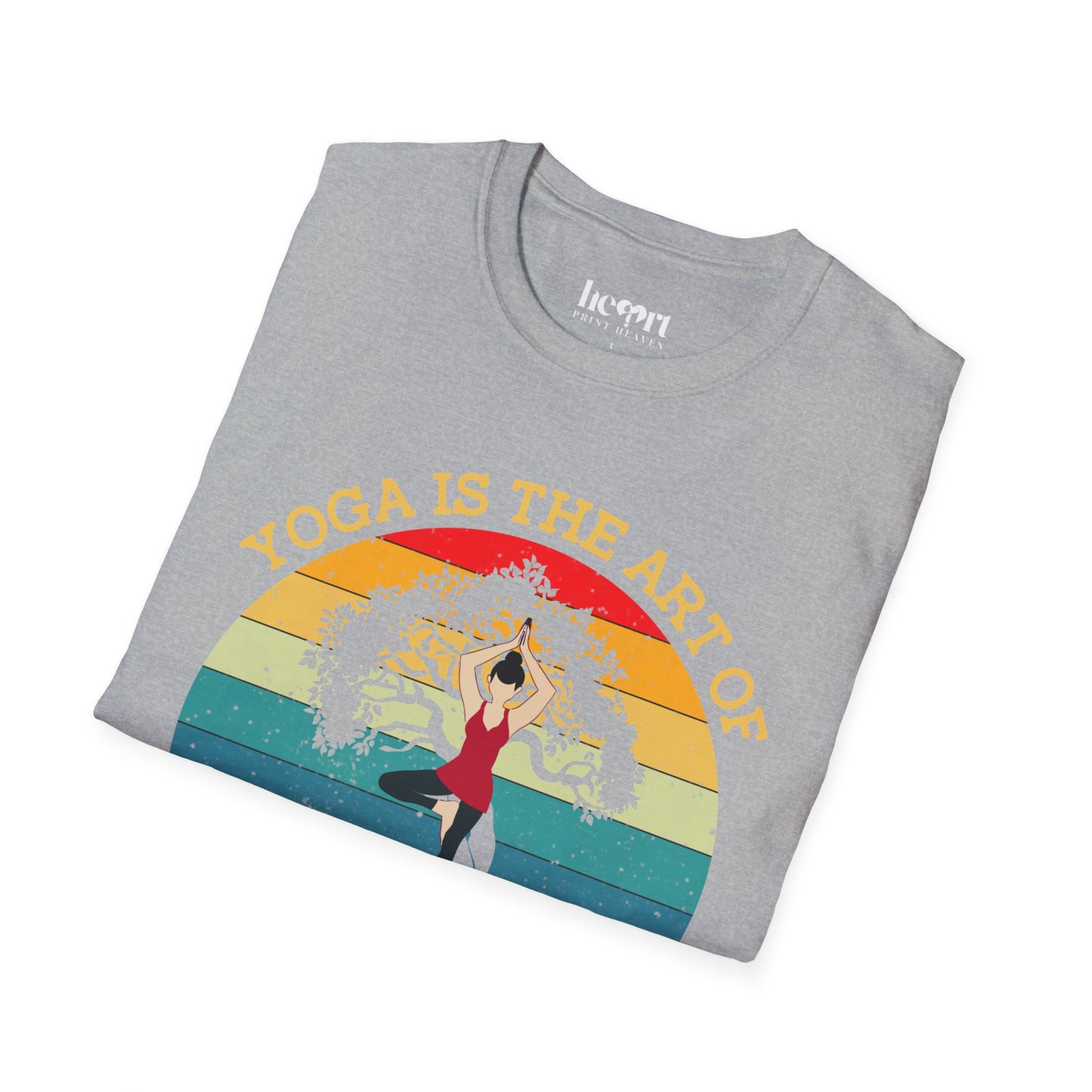 Yoga Is the Art of Listening to Your Body – Inspirational Yoga T-Shirt 🧘✨