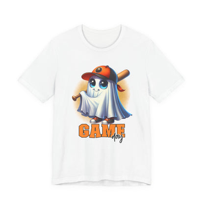 Game Day Cute Baby Ghost Baseball T-shirt