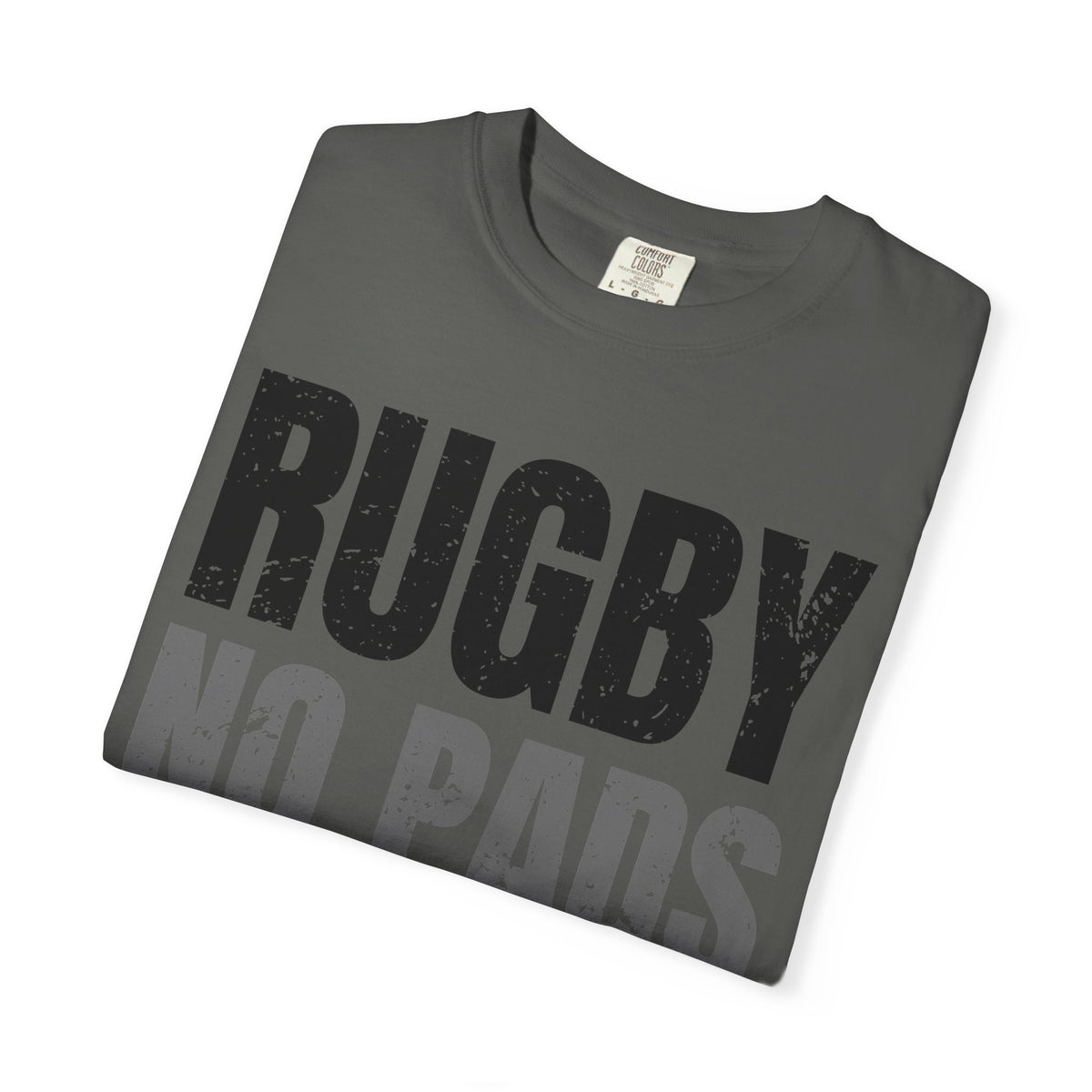 Rugby "No Pads, No Helmets, Just Balls" Funny T-Shirt 🏉 | Bold Rugby Fan Statement Tee