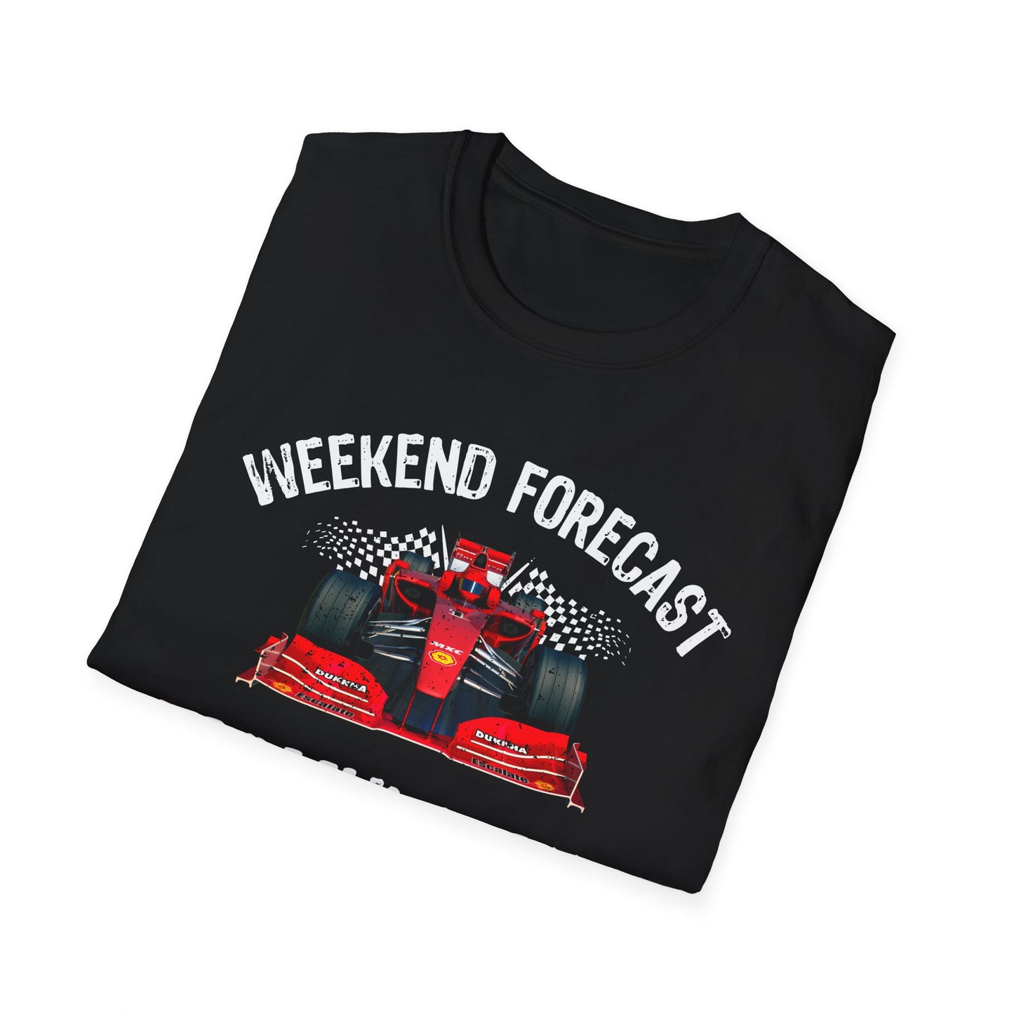 Formula 1 Weekend Forecast T-Shirt – F1 Racing & Drinking Shirt for Motorsport Fans