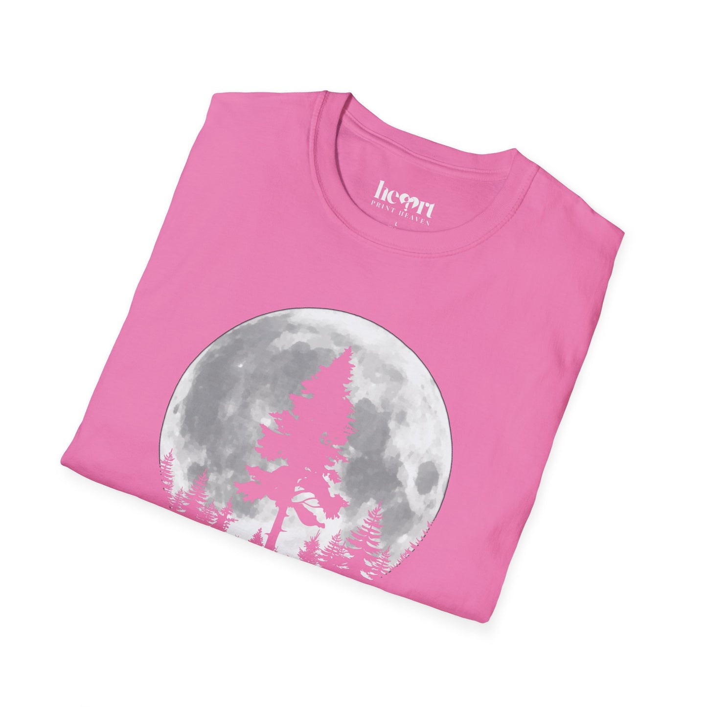 Moon And Pine Tree