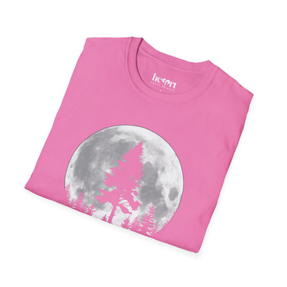 Moon And Pine Tree