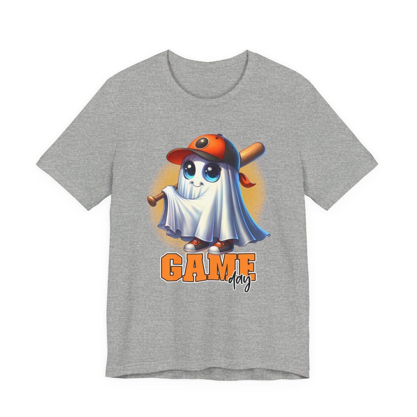 Game Day Cute Baby Ghost Baseball T-shirt