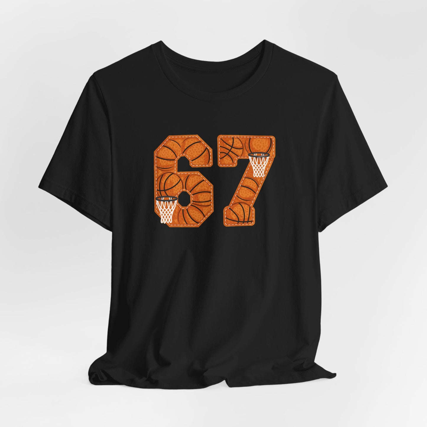 67 Basketball T-Shirt – Unique Basketball Graphic Tee for Fans & Players