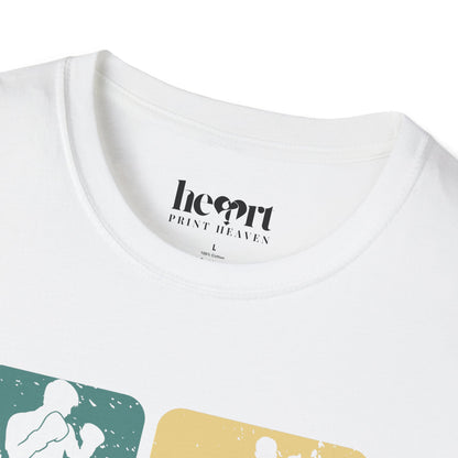 Dynamic Boxing Collage T-Shirt – Unique Graphic Tee for Boxing Enthusiasts 🥊