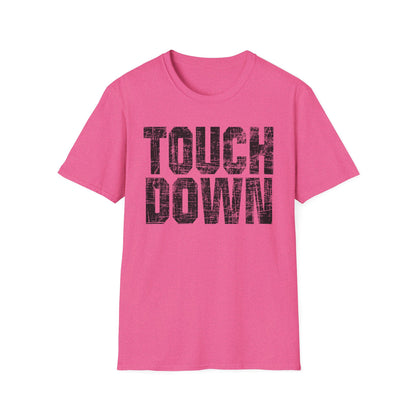 Touch Down Glitter Football T-Shirt – Fun Game Day Tee for Sports Fans