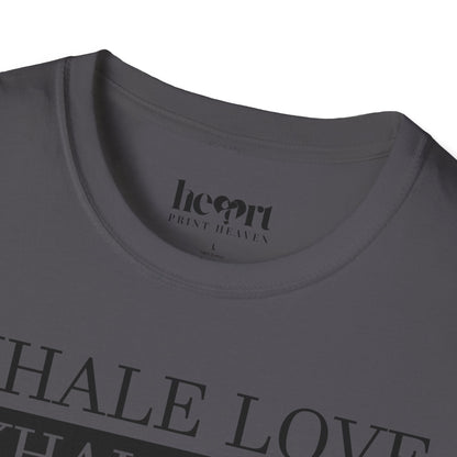 Inhale Love Exhale Hate Your Body Can Do It – Motivational Yoga T-Shirt 🧘‍♀️✨