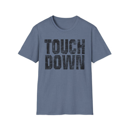Touch Down Glitter Football T-Shirt – Fun Game Day Tee for Sports Fans