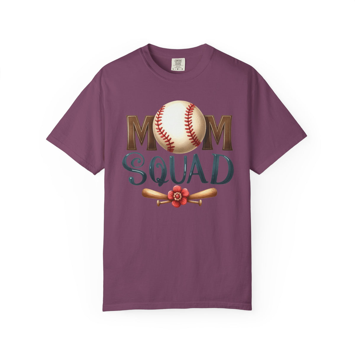 Mom Squad Baseball T-Shirt ⚾ | Cute Baseball Mom Graphic Tee