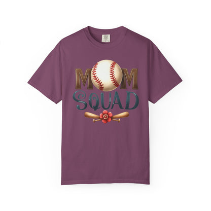 Mom Squad Baseball T-Shirt ⚾ | Cute Baseball Mom Graphic Tee