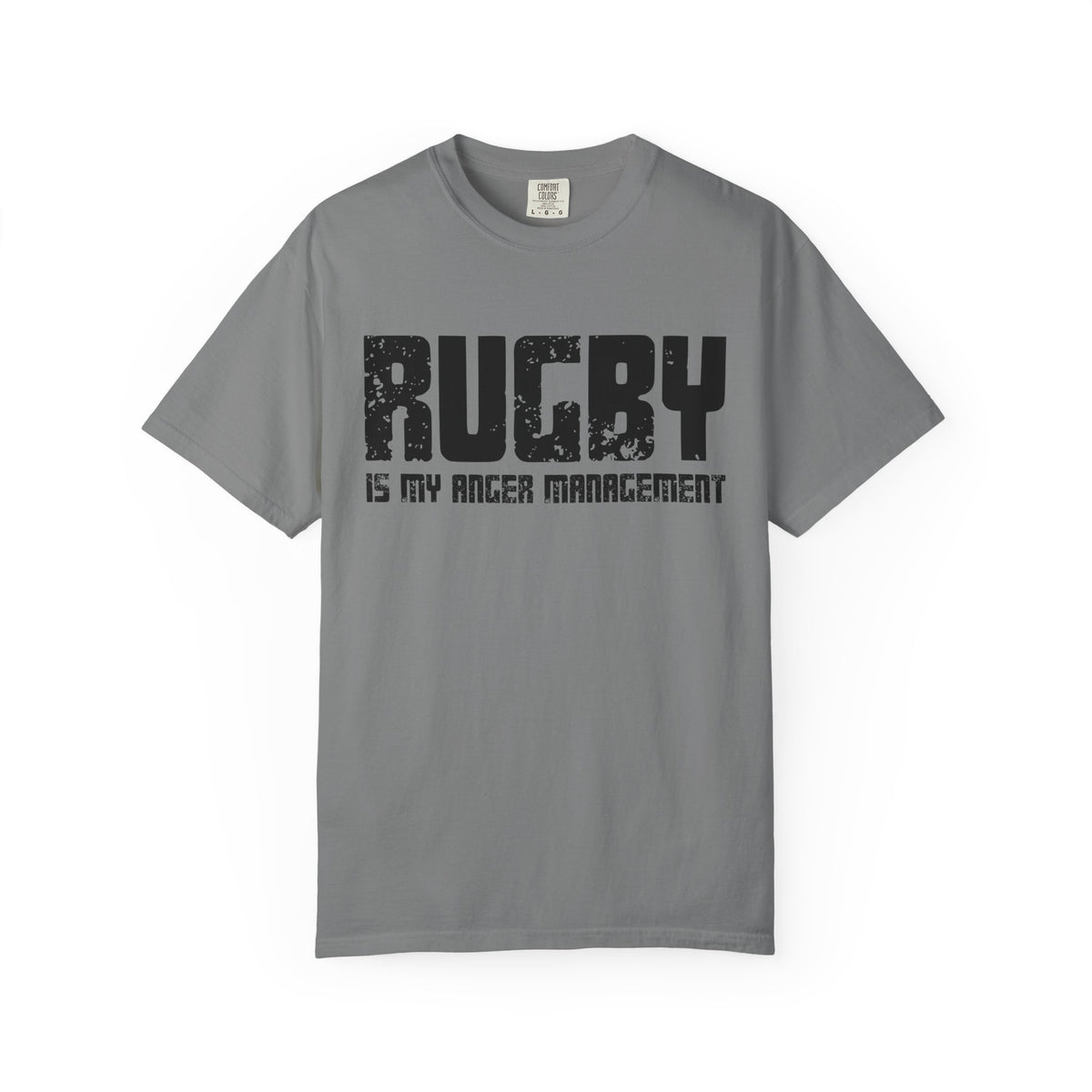 Rugby Is My Anger Management T-Shirt 🏉 | Funny Rugby Fan Statement Tee
